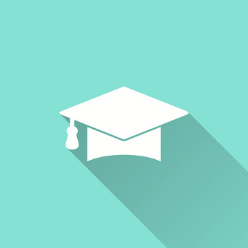 Graduation - vector icon.