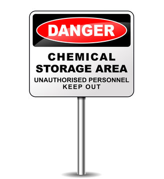 chemical storage sign