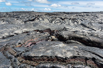 Lava field in Hawaii