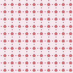 red winter flowers abstract seamless pattern © Daniel Berkmann