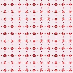 red winter flowers abstract seamless pattern © Daniel Berkmann