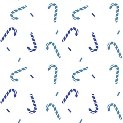 blue candy cane seamless pattern © Daniel Berkmann