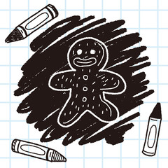 Gingerbread Man doodle