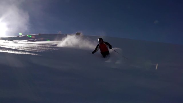 Tiefschneefahren in den Kitzb&uuml;heler Alpen