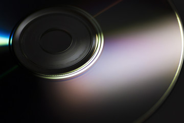 Compact disc close-up