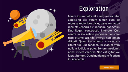 Exploration Conceptual Banner