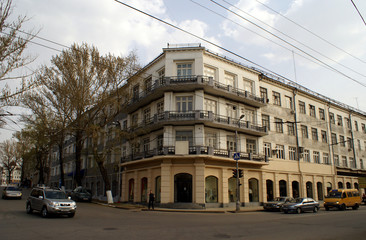 Obraz premium Building on Kuibyshev Street in the center of Samara 
