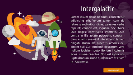 Intergalagtic Conceptual Banner