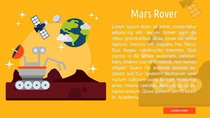 Mars Rover Conceptual Banner © Graphiqa-Stock