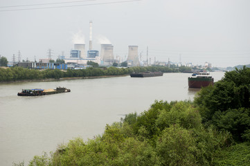 Fototapeta premium transport fluvial