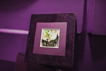 violet velvet photo book and album