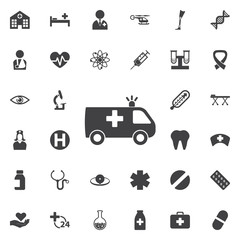 Medical Car icon.