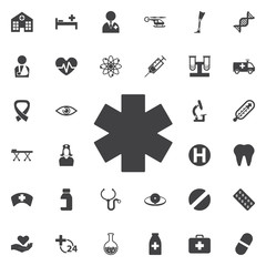 Fototapeta premium Medical symbol of the Emergency