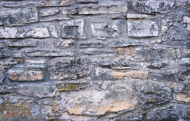 texture of the stone wall