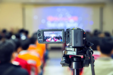 Video camera in meeting room