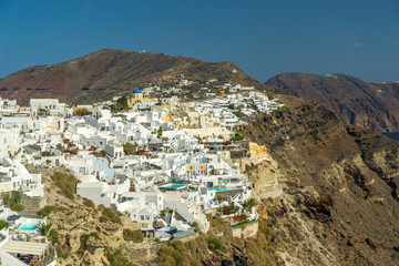 Oia in Santorini island Greece