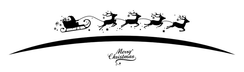 Christmas Reindeers with Sleigh