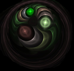 Abstract fractal shape