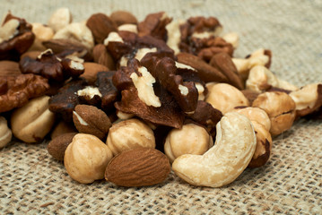 Mixed nuts.