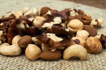 Mixed nuts.