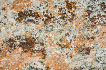 Texture of ancient ruin wall, Vintage wall background, Texture of orange wall from ancient church, Abstract ancient wall background, Grunge textured 