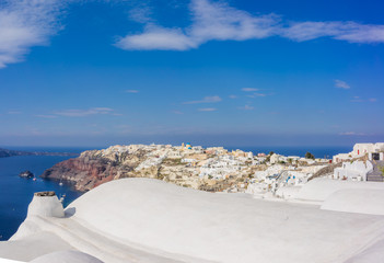 Fototapeta premium Oia in Santorini island Greece