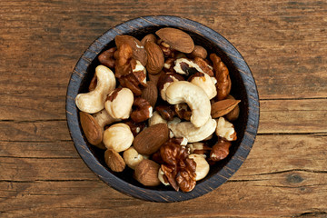 Bowl of mixed nuts