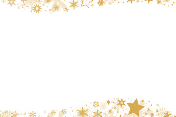 Weihnachtliche Dekoration Goldener Sternenschweif