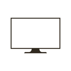 Fototapeta premium TV monitor icon vector