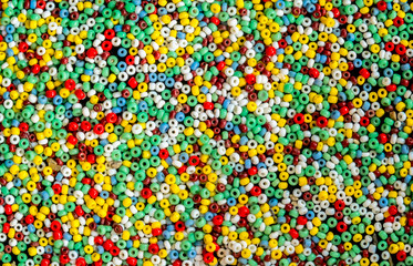 Multi colored beads