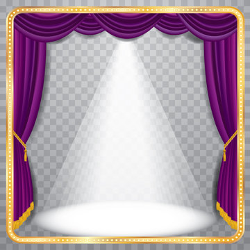 square spot purple stage