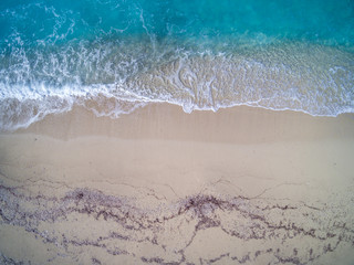 Fototapeta na wymiar View of a drone at the Beach