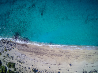 View of a drone at the  Beach