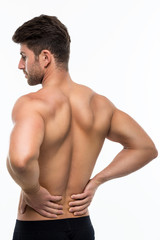 Man with back pain
