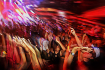 Fototapeta na wymiar blur club party