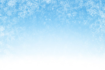 winter background with snowflakes