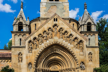 Chapel of Jak in Vajdahunyad Castle (1896). Budapes, Hungary. © dbrnjhrj