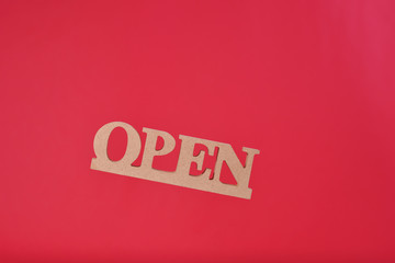 立体文字　OPEN