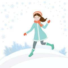 Girl in winter2