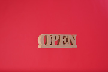 立体文字　OPEN