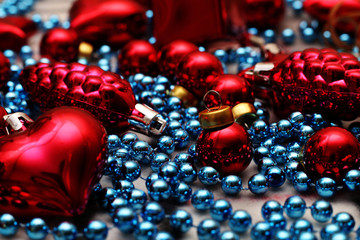 Multicolored Christmas decorations