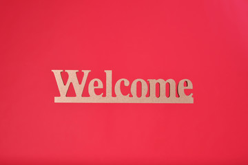 立体文字　Welcome