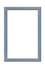 photo frame isolated on white background with clipping path