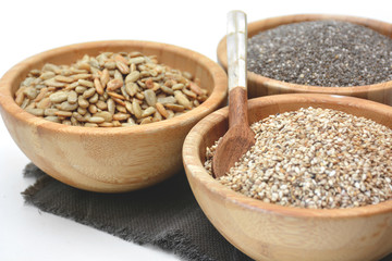 Dishes full of seeds healthy