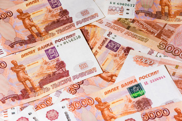 Ruble banknotes