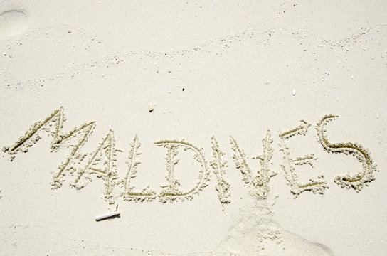 Maldives on the sand