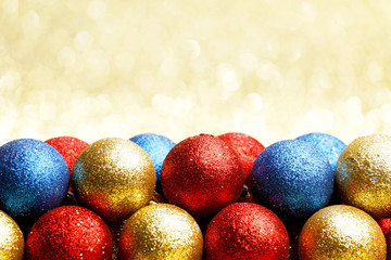 Heap of Christmas balls