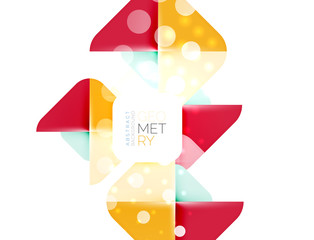 Glittering abstract geometric background