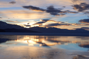 Holy Manasarovar Lake in Ngari, Western Tibet