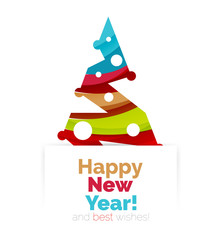 Christmas and New Year promotion banner design